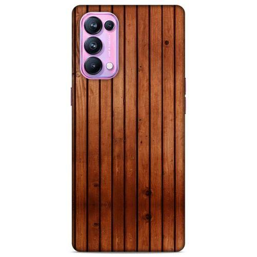 Lopard Oppo Reno 5 Pro 5G Uyumlu Kılıf Wood'X (12) Koruyucu Silikon Desenli