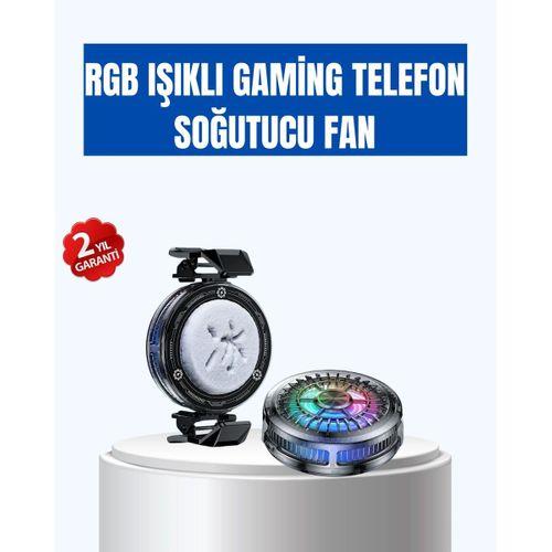 Telefon Soğutucu Rgb Fan Sessiz Çalışma Tüm Modeller Uyumlu