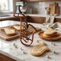 Saksafon Figürlü Hamur Şekillendirici Kurabiye Kalıbı Oyun Hamuru Kalıbı 7 5 cm