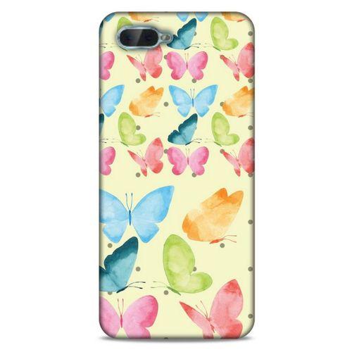 Animax Kelebek Suluboya Oppo Rx17 Neo Kılıf Desenli Silikon