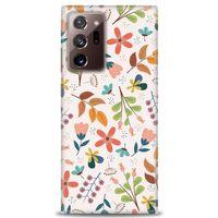 Samsung Galaxy Note 20 Ultra Kılıf HD Baskılı Kılıf - Renkli Dallar + Tam Ekran Koruyucu