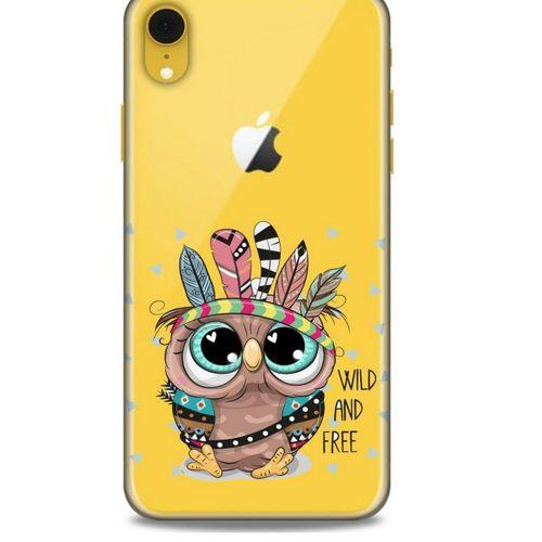 Zoologix (47) Apple iPhone XR Şeffaf Kılıf Silikon Desenli