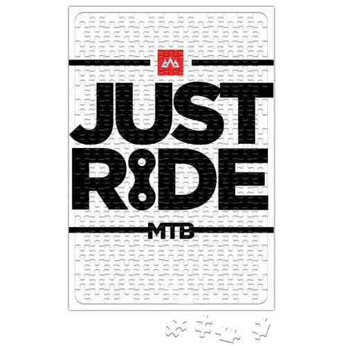 Mountain Bike Mtb Just Ride Branca Puzzle 240 Parça Yapboz