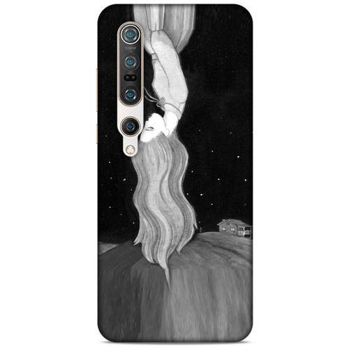 Xiaomi Mi 10 Pro Kılıf Depresyon (24) Darbe Emici Kılıf Kahve Sarı