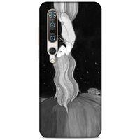 Xiaomi Mi 10 Pro Kılıf Depresyon (24) Darbe Emici Kılıf Kahve Sarı