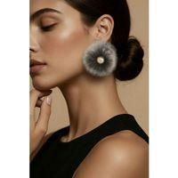 Monalisa Home İncili Peluş Figürlü Küpe