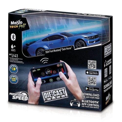 1/41 Die-Cast Metal Bluetooth APP Kontrollü Araba - 2024 Ford Mustang Dark Horse