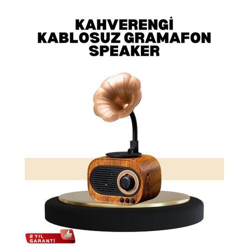 Mini Nostaljik Bluetooth Hoparlör Fm Radyo 8 Saat Batarya