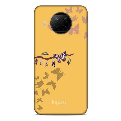 Lopard Xiaomi Redmi Note 9 Pro 5G Uyumlu Kılıf Kelebek Etkisi (46) Core Armor Kılıf