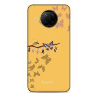 Lopard Xiaomi Redmi Note 9 Pro 5G Uyumlu Kılıf Kelebek Etkisi (46) Core Armor Kılıf