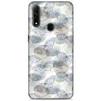 Oppo A31 Kılıf Kelebek Etkisi (29) Arka Koruma Kılıfı Kırmızı Yeşil