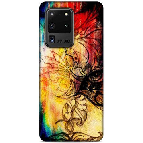 Lopard Samsung Galaxy S20 Ultra Uyumlu Kılıf Manipülasyon ☻ (36) Glitter Kılıf Desenli