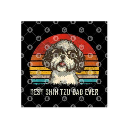 Mens Best Shih Tzu Dad Ever Funny Shih Tzu Dad Gift Dog Lover Kupa