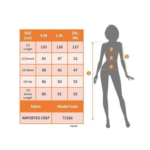 Kadın Madonna Yaka Uzun Yırtmaç Kol Detaylı Uzun Ithal Krep Elbise