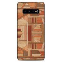 Lopard Samsung Galaxy S10 Plus Uyumlu Kılıf Wood'X (43) Thin Fit Kılıf Baskılı