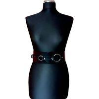 Elbise Üzerine Şık Deri Korse Harness - Brf920