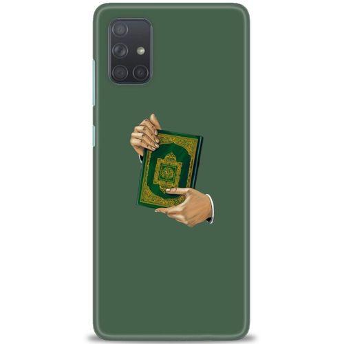 Samsung Galaxy A51 Kılıf HD Baskılı Kılıf - Warning + Tam Ekran Koruyucu