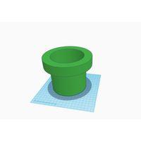 Mario Temalı Saksı – 3D Baskı Dekoratif Saksı (Bu ürün Sadece Plastik parçadır - Almadan Önce Soru Sorabilirsiniz)