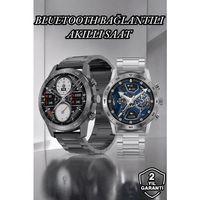 Suya Dayanıklı Dokunmatik Akıllı Saat Bluetooth 5.0, Sesli Asistan Ve Sağlık Takibi