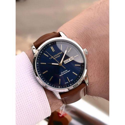 Lee Cooper İtalyan Tasarım Bileklik Hediyeli 2 Yıl Garantili 5 Atm Erkek Kol Saati ELC.08235.394