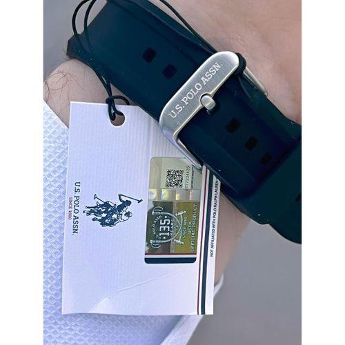 U.S.POLO ASSN Silikon Kordon 5 Atm Suya Dayanıklı Spor Erkek Kol Saati USPA.1029.B01