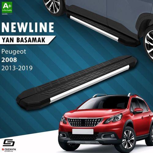 S-Dizayn Peugeot 2008 NewLine Krom Yan Basamak 173 Cm 2013-2019 A+ Kalite