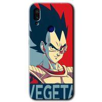 Xiaomi Redmi Note 7 HD Baskılı Kılıf + 9D Tam Ekran Koruyucu - Vegeta