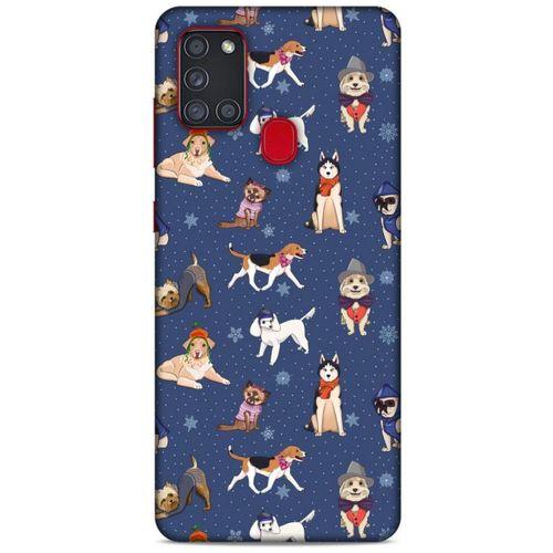 Samsung Galaxy A21s Kılıf Köpek Kıyafetleri (11) Tam Koruma Beagle, Rottweiler, Kangal