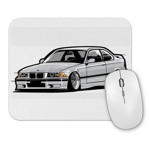 Bmw Stanced out E36 Gray Mouse Pad