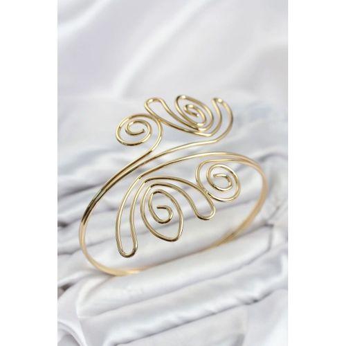 Pazu Bileklik Gold Renk Pirinç Bohem Model