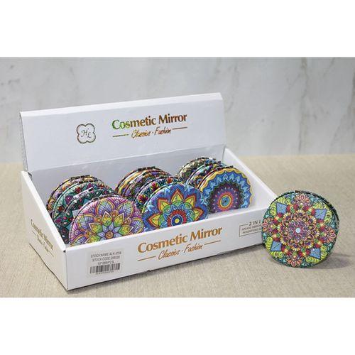 Taşlı El Aynası Yuvarlak İnce