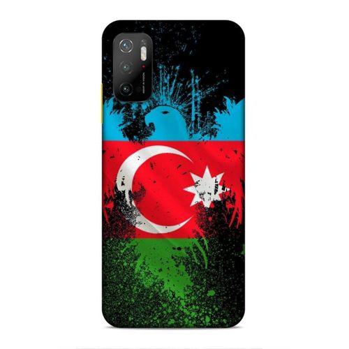 Xiaomi Poco M3 Pro Uyumlu Kılıf Azarbaijan (34) Slim Armor Kılıf Bayrak