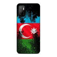 Xiaomi Poco M3 Pro Uyumlu Kılıf Azarbaijan (34) Slim Armor Kılıf Bayrak