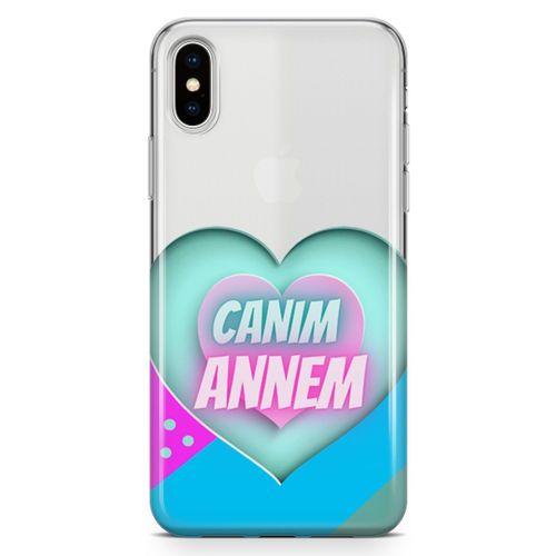 Apple iPhone X Kılıf Anneler Günü Hediyesi Arka Kapak Koruma Desenli Full Koruyucu