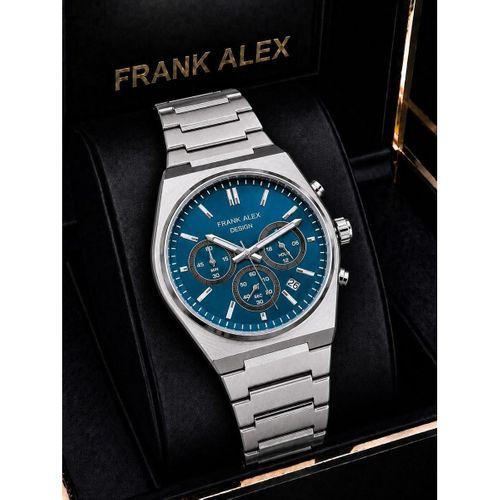 Frank Alex Kadran Fonksiyonları Aktif Premium Erkek Kol Saati Çelik Kordon 2 Yıl Garantili E07274.4