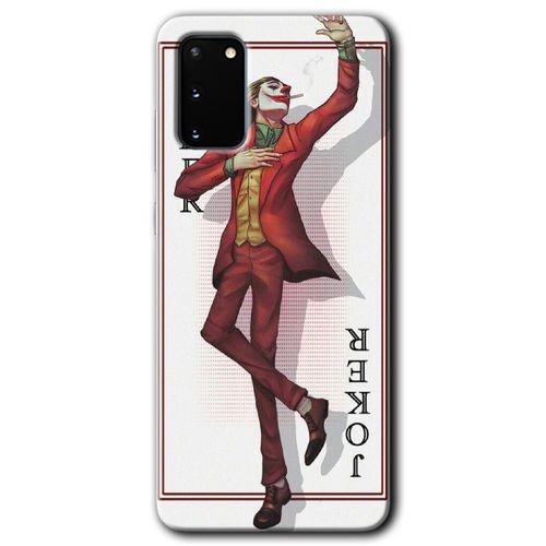 Potkal Hediye Fabrikası Samsung Galaxy S20 Kılıf HD Desen Baskılı Arka Kapak - Joker İskambil