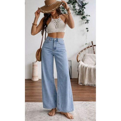 Kadın Yüksek Bel Palazzo Pantolon