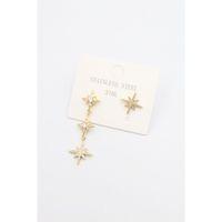 Kuzey Yıldızı Küpe - Altın