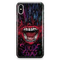 Apple iPhone X Kılıf Suicide Squad Arka Kapak Koruma Desenli Full Koruyucu