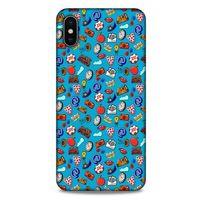 Retro (21) Desen Koruyucu Kapak Renkli Apple iPhone XS Max Kılıf