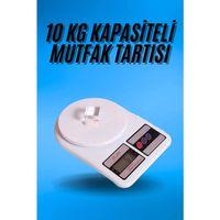 Dijital Hassas 10 Kg Mutfak Terazisi Tartısı Lcd Ekran Mutfak Tartısı