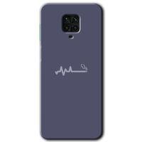 MRCİLETİSİM Xiaomi Redmi Note 9 Pro Kılıf Kapak - Sigara Zararlıdır +Hayalet Ekran Yandan Gözükmez