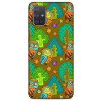 Baykuşlar (45) Desenli Silikon Kapak Telefon Kabı Samsung Galaxy A71 Kılıf