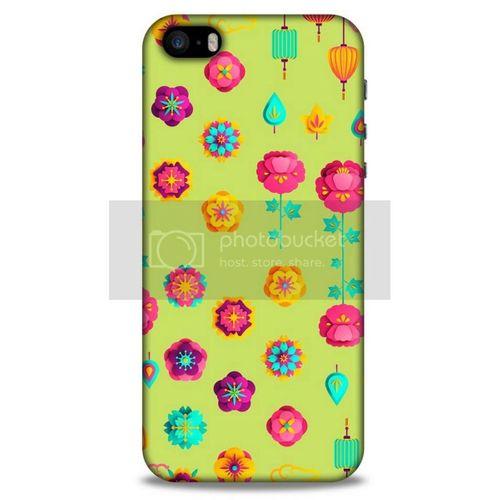 Origami Yeşil Apple Iphone 5S Kılıf