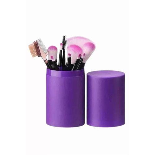 12 Parça Profesyonel Makyaj Fırçası Far Fırçası Allık Fırçası Yumuşak Kıllı