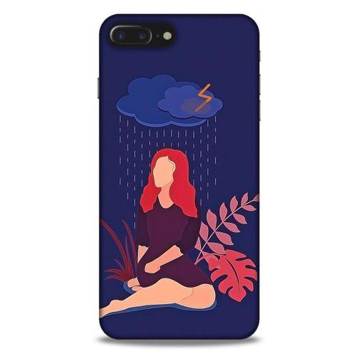 Apple Iphone 7 Plus Kılıf Depresyon (4) Koruma Kılıfı Açık Kahverengi