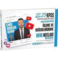 2025 KPSS Eğitim Bilimleri Ölçme ve Değerlendirme Video Ders Notları İndeks Akademi