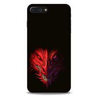 Apple Iphone 7 Plus Kılıf Dragons (16) Kalın Kılıf Kırmızı King Ejderha