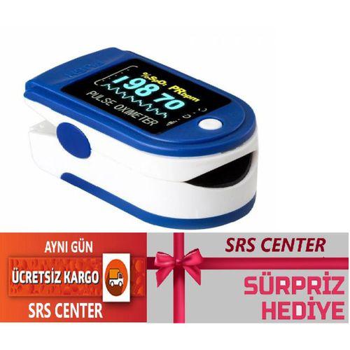 Pulse Oksimetre Nabız Ölçer Parmaktan Oksijen Ölçüm Aleti
