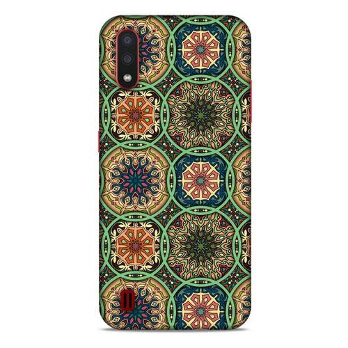 Ethnic Culture (5) Samsung Galaxy A01 Kılıf Silikon Kapak Desenli